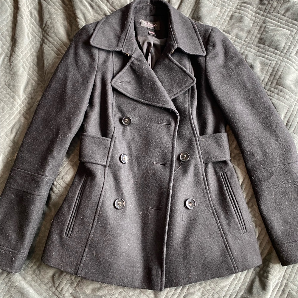 Victoria’s Secret XS black pea coat